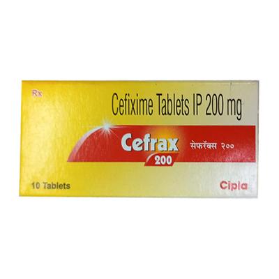 Cefrax 200mg Tablet 10'S - Bacterial Infections-Cep
