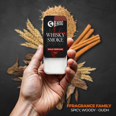 Beardo Whisky Smoke Solid Perfume 10 gm - Men Perfumes (Edt/Edp)