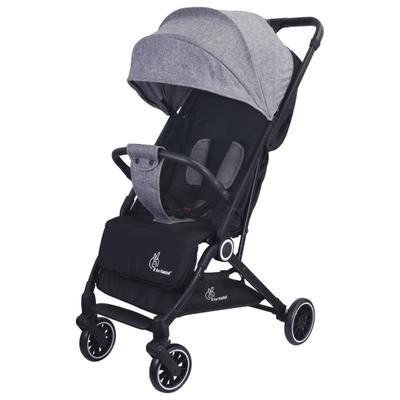 R for Rabbit Pocket Air Stroller Stroller - Gray 1's - Baby Safety