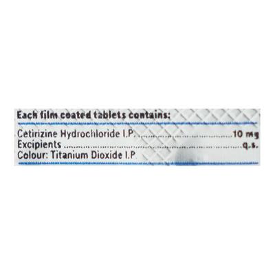 Zyrtec 10mg Tablet 10'S - Allergies-Ant