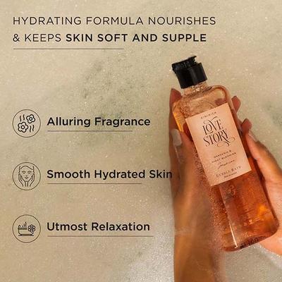 Kimirica Love Story Bubble Bath Bottle For Relaxing & Hydrating Bath, SLS & Paraben Free 290ml - Shower Gels & Body Wash
