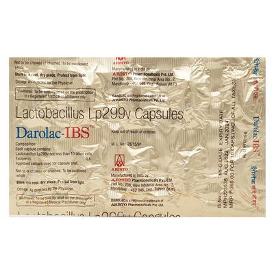 Darolac Ibs Capsule 10'S - Diarrhoea-Ant