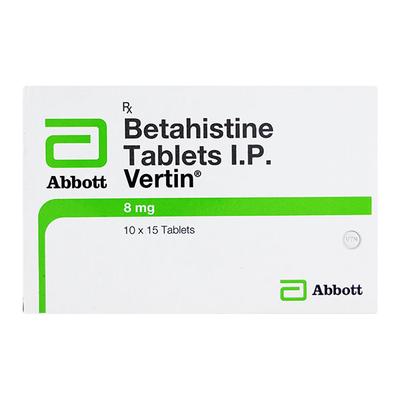 Vertin 8mg Tablet 15'S - Vertigo-Ant