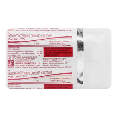 Maintane 250mg Injection 1ml - Hormonal Therapy-Oes