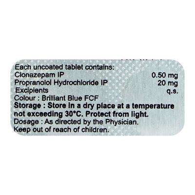 Clonafit Beta Tablet 10'S - Anxiety-Anx