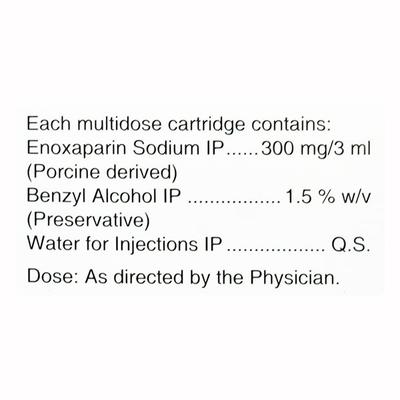 Evaparin 300mg Injection 3ml - Blood Clot-Ant