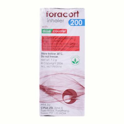 Foracort 200 with Dose Counter 120MD Inhaler 7.2g - Asthma/COPD-Ast