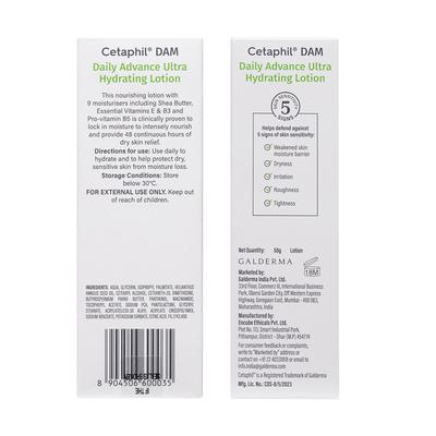 Cetaphil DAM Daily Advance Ultra Hydrating Lotion 50 g - Lotions & Creams