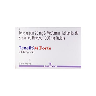 Tenefit M Forte Tablet 10'S - Diabetes-Ant