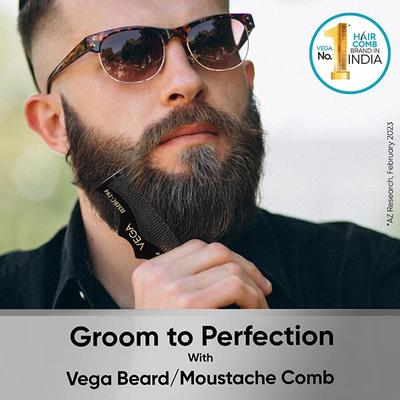 Vega Moustache Comb (HMBC - 194) 1's - Hair Combs