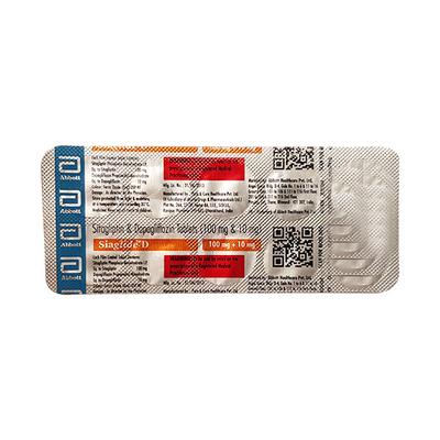 SIAGLIDE D 100+10mg Tablet 10's - Diabetes-Ant