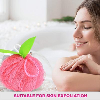 Vega Hot Pink Luxury Soft Body Sponge Natural Bath Loofah, (VC2BA-3/21) 2's - Body Scrubbers & Brushes