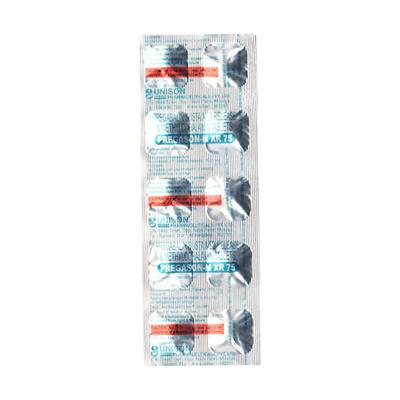 PREGASON M XR 75 Tablet 10's - Neuropathic Pain-Dru