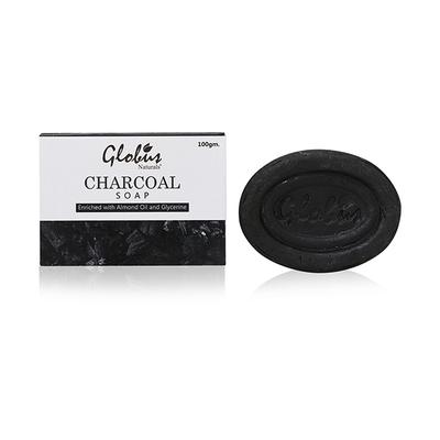 Globus Naturals Charcoal Soap (Pack of 3) 300 gm - Soaps