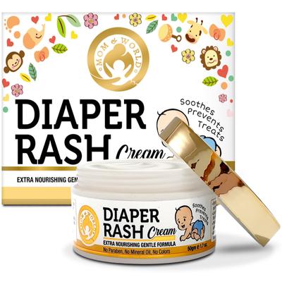 Mom & World Diaper Rash Cream 50 gm - Rash Creams