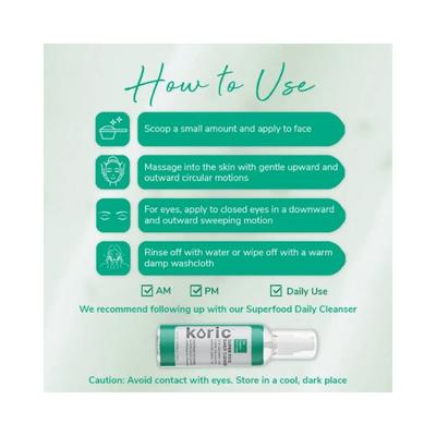 Koric Protein+ Superfood Cleansing Balm 100 ml - Face Scrubs