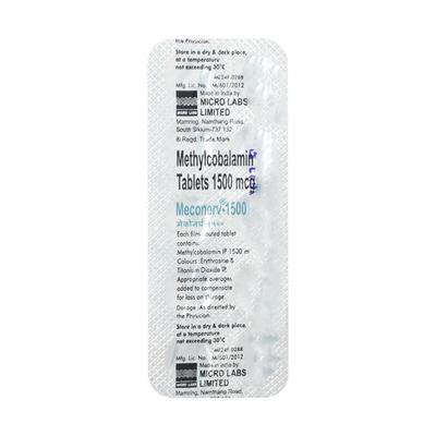 Meconerv 1500 Tablet 10'S - Nootropics And Neurotrophics