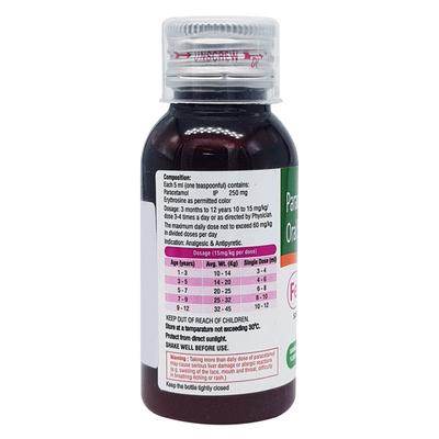 Fepanil 250 Banana Flavour Suspension 60ml - Fever-Non