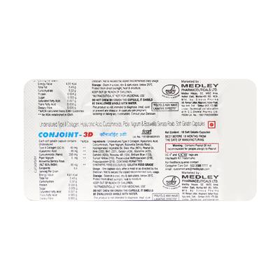 Conjoint 3D Capsule 10'S - Supplements-Ent