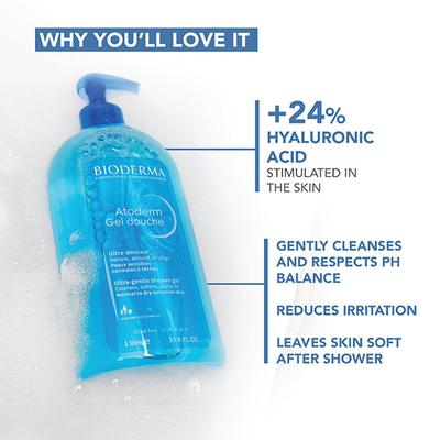 Bioderma Atoderm gel douche Gentle Shower Gel for Normal To Dry Skin 500 ml - Face Wash & Cleansers