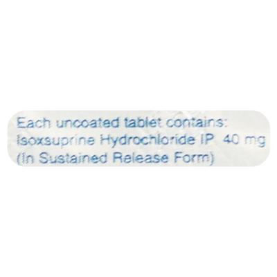 Tidilan Retard 40mg Tablet 10'S - Hypertension-Pvc