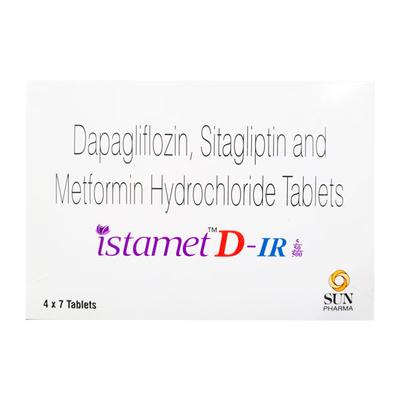 ISTAMET D IR 5/50/500 Tablet 7's - Diabetes-Ant