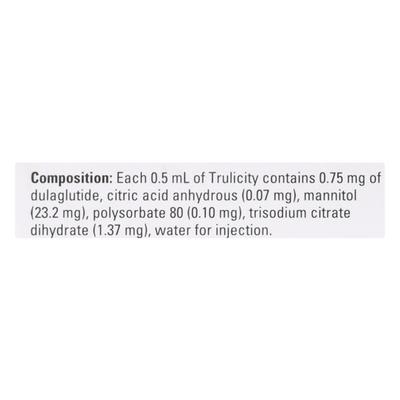 Trulicity 0.75mg Injection(Pfs) 2X0.5ml - Diabetes-Ant