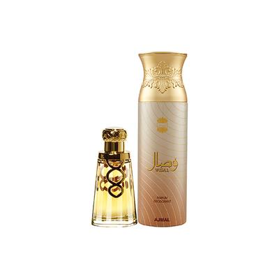 Ajmal Khallab EDP Woody Oudh Perfume And Wisal Deodorant Floral Musky Fragrance 250 ml - Perfumes (Edt/Edp)