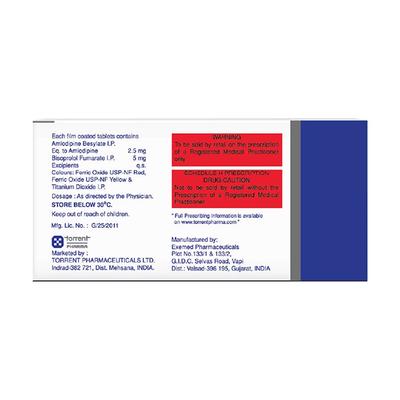 CORBIS AM 2.5/5 Tablet 10's - Hypertension-Bet