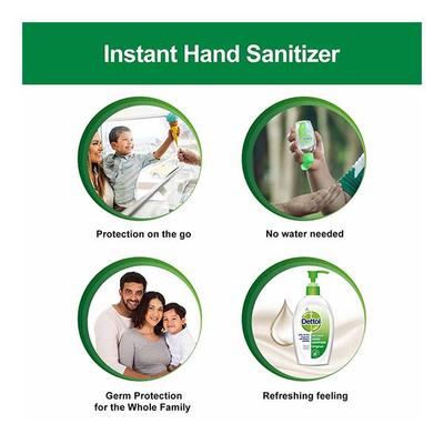 Dettol Instant Hand Sanitizer - Original 200 ml (Bottle) - Hand Sanitizer