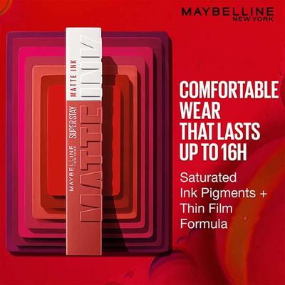 Maybelline New York Super Stay Matte Ink Lip Color 15 Lover 5ml - Liquid Lipsticks