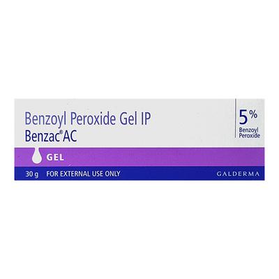 BENZAC AC 5% Gel 30gm - Itching/Rashes