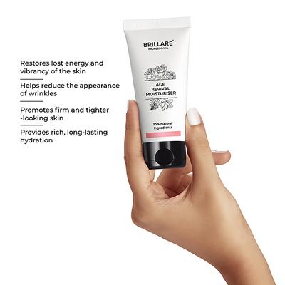Brillare Age Revival Moisturiser For Ageing Skin 50 gm - Face Moisturizers