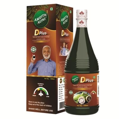 Amrith Noni D-Plus Liquid 1000 ml - Diabetes Care (Ayush)