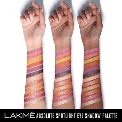 Lakme Absolute Spotlight Eye Shadow Palette Sundowner 12 gm - Eyeliners