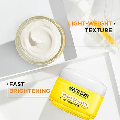 Garnier Bright Complete VITAMIN C UV Serum Cream UV 23 gm - Face Gels