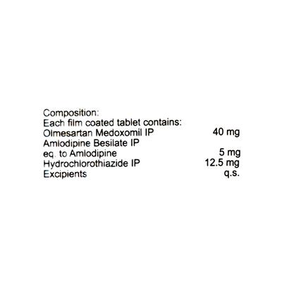Olmetime Amh 40mg Tablet 10'S - Hypertension-Ang
