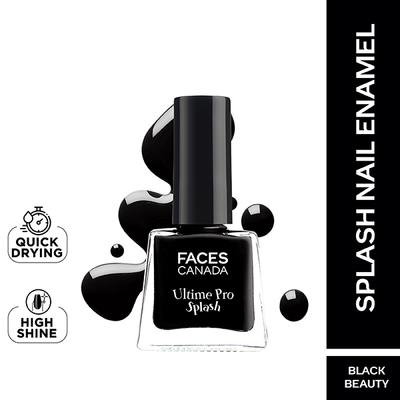 FACESCANADA Ultime Pro Splash Mini Nail Enamel Black Beauty 15 5 ml - Nail Polish