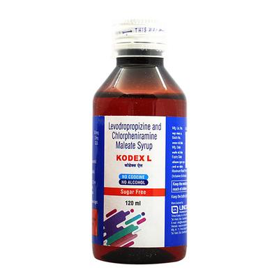 KODEX L Sugar Free Syrup 120ml - Cough And Cold-Cou
