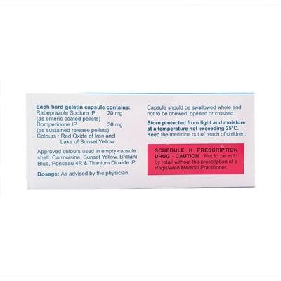 Rekool D 20mg Capsule 15'S - Ulcer/Reflux/Flatulence-Aaa