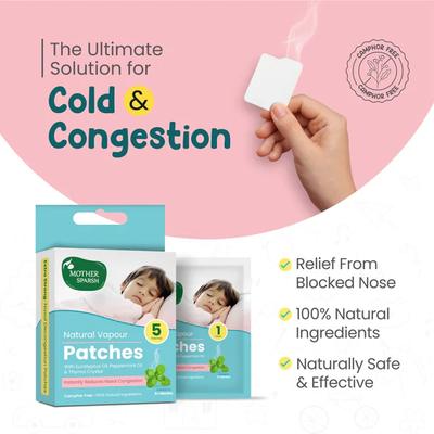 Mother Sparsh Natural Vapour Patches 5's - Mosquito Repellent