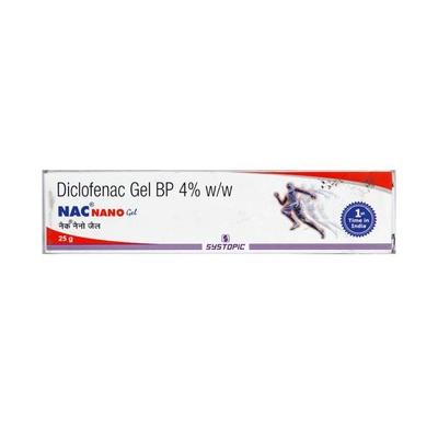 NAC Nano Gel 25gm - Pain relief-Nsa