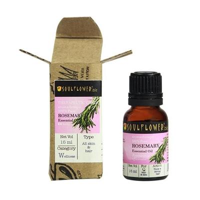 Soulflower Essential Oil - Rosemary 15 ml - Essential Oils
