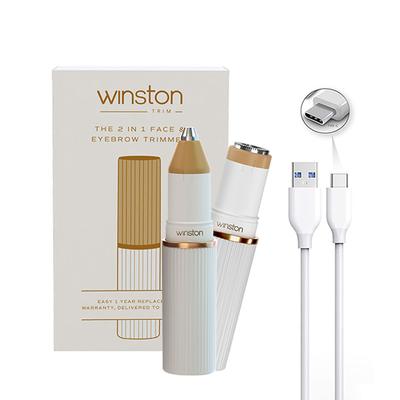 Winston Rechargeable 2 In 1 Face And Eyebrow Trimmer For Women 200 gm - Face & Eyebrow Razors