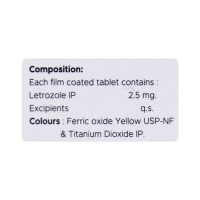 LETZOL 2.5 Tablet 5's - Cancer Oncology-Hor