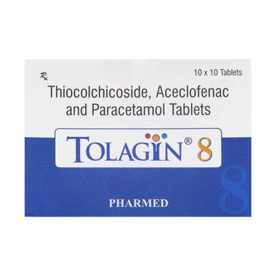 Tolagin 8mg Tablet 10'S - Muscle Spasm-Mus