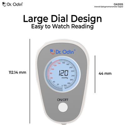 Dr. Odin Aneroid Sphygmomanometer (Digital) OAS105 1's - Blood Pressure Monitor Device
