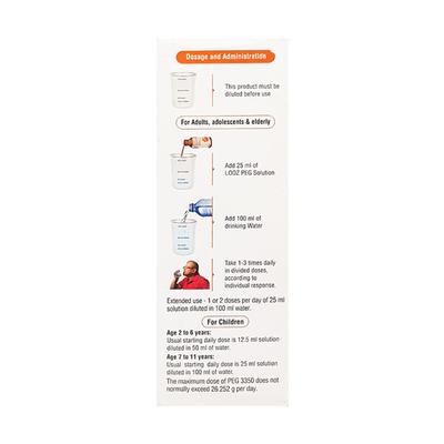 Looz Peg Orange Flavour Oral Solution 200ml - Constipation-Lax