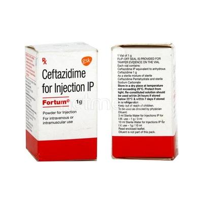 Fortum 1gm Injection 1's - Bacterial Infections-Cep