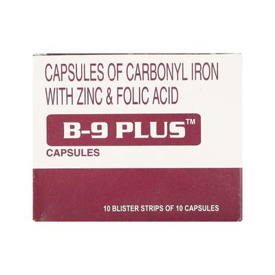B9 Plus Capsule 10'S - Iron Supplement/Anaemia-Vma